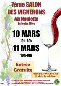 salon vignerons 2018 (avec foie gras)